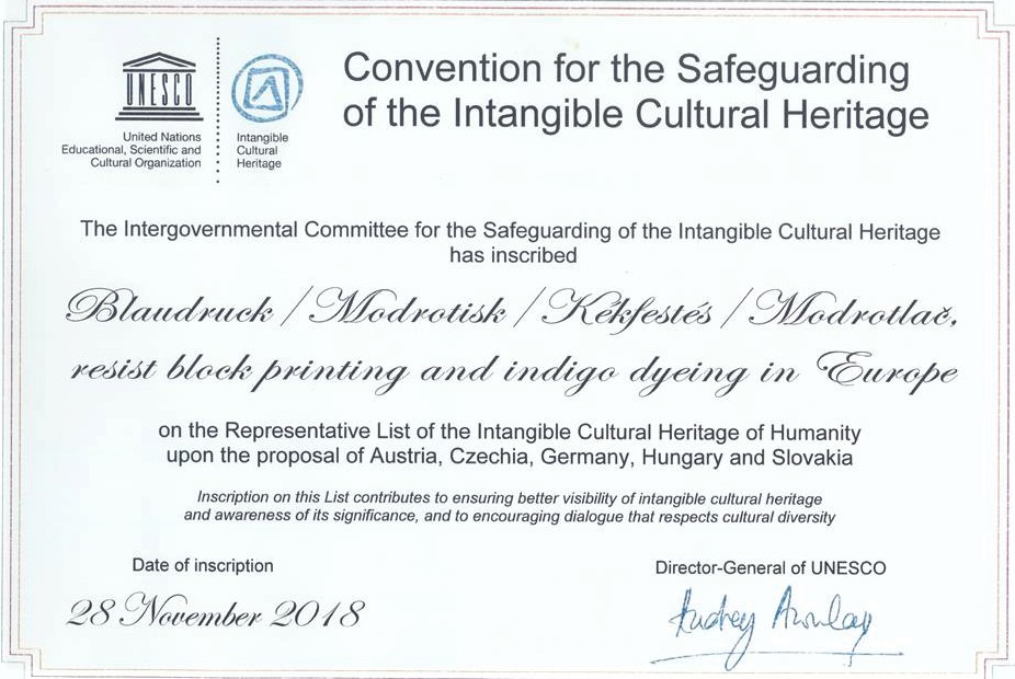 Diplom UNESCO